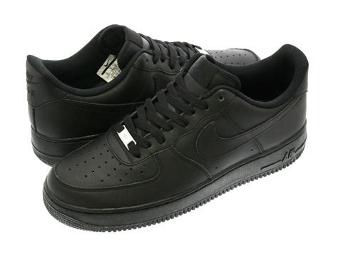 Black Air Force 1⃣'s | All black nikes, Black nikes, Nike af1