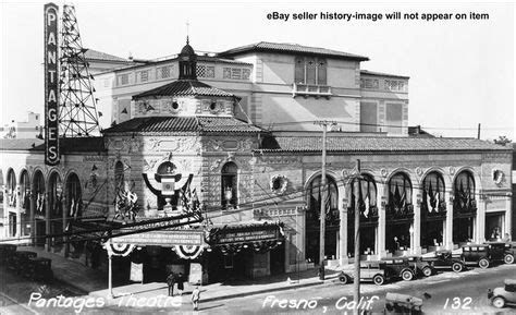 This photograph shows the Pantages Theater in Fresno, California in ...