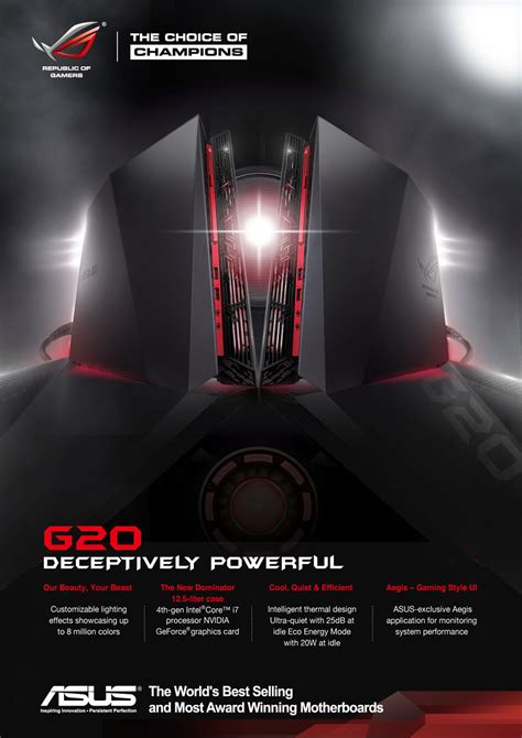 ASUS ROG G20 on Behance