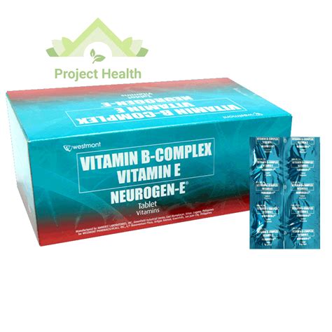 NEUROGEN E Vitamin B Complex + Vitamin E 20 Tablets Multivitamins for ...