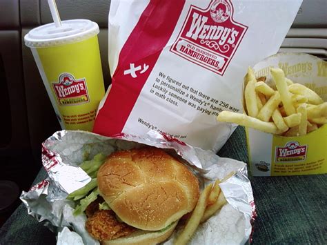 Wendy's Spicy Chicken Sandwich Combo • Free Stuff Times What I Got