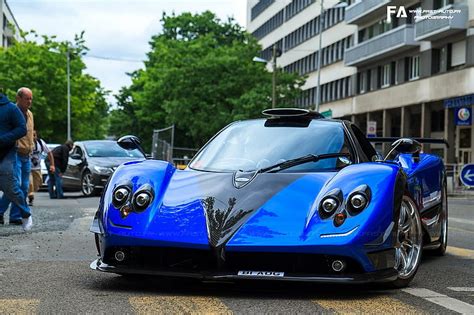 Pagani Zonda Revolucion Blue Wallpaper