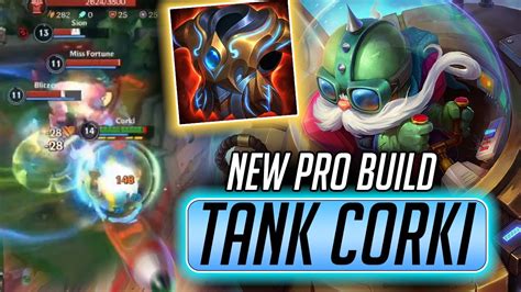 NEW TANK CORKI BUILD IS INSANE (PRO CHALLENGER BUILD) - WILD RIFT - YouTube