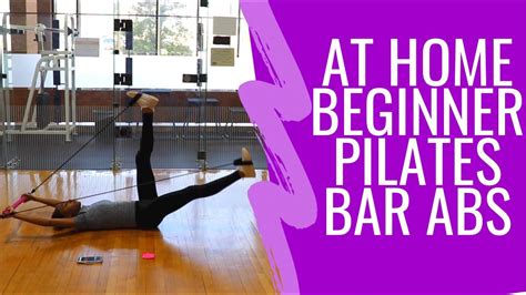 Beginner Ab Workout with Pilates Bar - YouTube