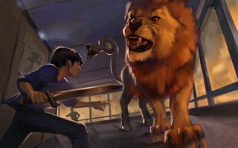 Percy Jackson vs Chimera by NimNoraa on DeviantArt