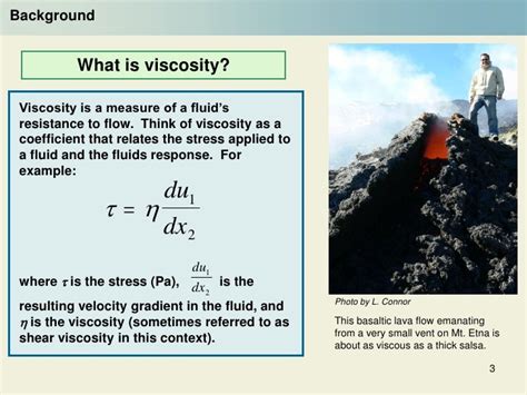 Magma viscosity