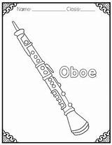 Oboe Coloring Pages sketch template