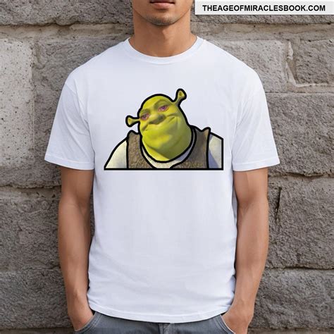 Shrek Crying Meme Funny T-shirt