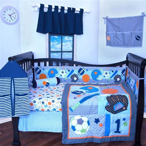 Baby Boy Crib Bedding Sets With Bumper - Dinosaur crib bedding set for boys,100% cotton in 2020 ...