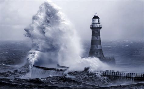 Lighthouse Wallpaper Storm