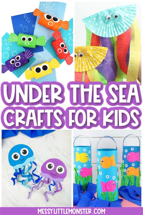 28 Colourful Under the Sea Crafts - Messy Little Monster