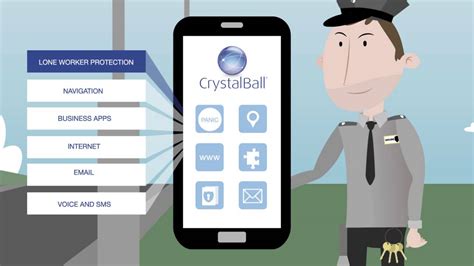 Lone Worker Protection Mobile App by Crystal Ball - YouTube