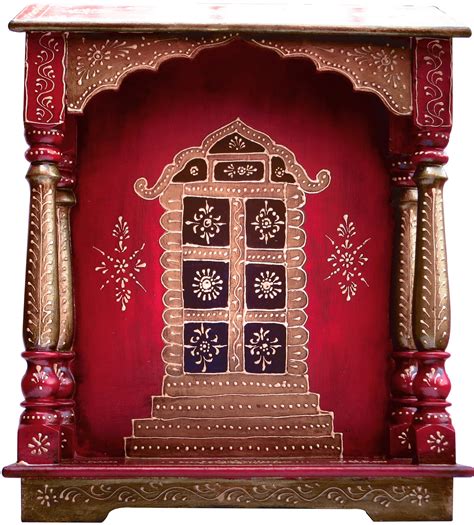 Buy Wood Temple , Puja Mandir, Temple for Home, Pooja Mandir, Pooja Mandir for home with ...