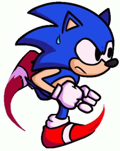 Sonic Run Sticker - Sonic Run Fnf - Discover & Share GIFs