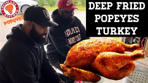 THE FIRST DEEP FRIED Popeyes Turkey on YouTube‼️🕺 | Full (Family ...