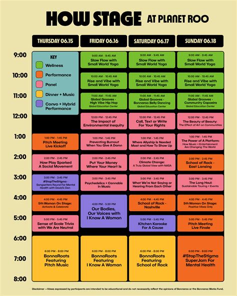 Bonnaroo 2024 Schedule - Alene Aurelie