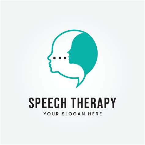 Speech Therapy Logo Design Vector Template Illustration 35433513 Vector Art at Vecteezy