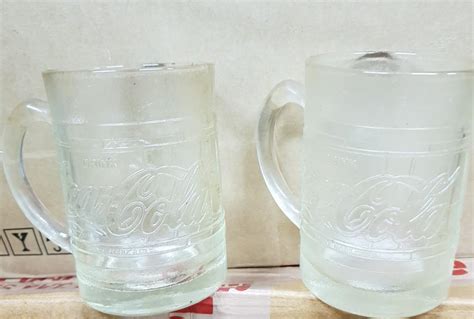 Coca Cola Glass Cup / mug coke, Furniture & Home Living, Kitchenware ...