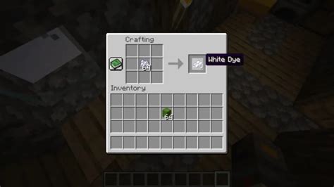 How to make white dye in Minecraft - Pro Game Guides