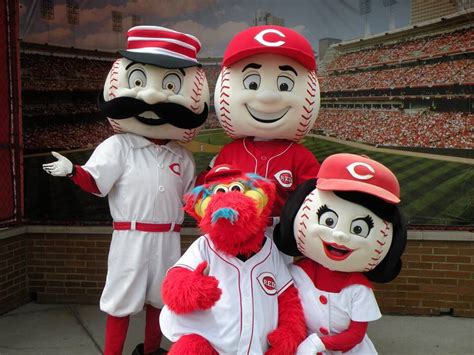 Reds mascots | Cincinnati reds baseball, Mascot, Baseball costumes