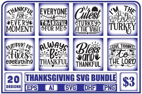 Thanksgiving SVG Bundle Bundle · Creative Fabrica