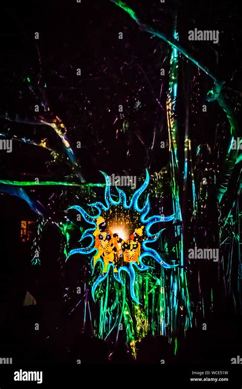 Singapore - Aug 27, 2019 : Night Festival 2019 at National Museum of Singapore Stock Photo - Alamy