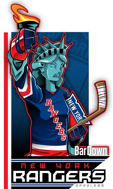 BarDown: NHL cartoon mascots: metropolitan division | New york rangers ...