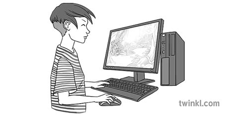 Computer Games Clipart Black And White