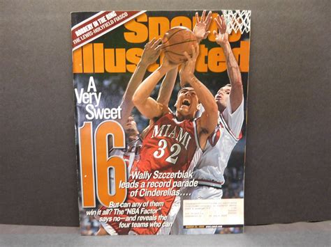 1999 Sports Illustrated - WALLY SZCZERBIAK Miami of Ohio - Basketball ...