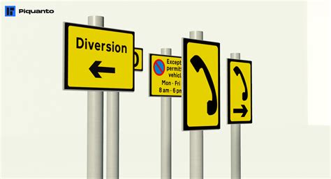 British Road Signage Pack – Collection of Road Sign Models – Clearly ...