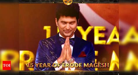 8th Annual Tamil Television Awards 2023 celebrates Erode Mahesh's 15 years in Tamil ...