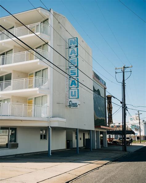 Nassau Inn Vintage Sign, Wildwood, New Jersey Stock Image - Image of architecture, building ...