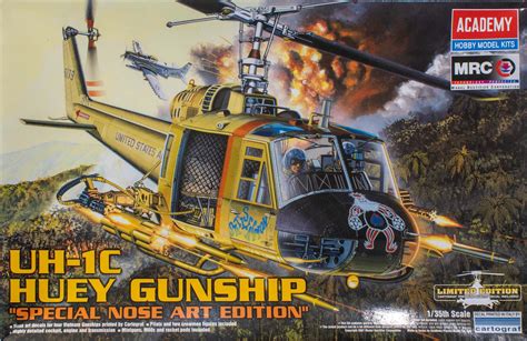 Academy 12701 1/35 UH-1C Huey Gunship Kit First Look