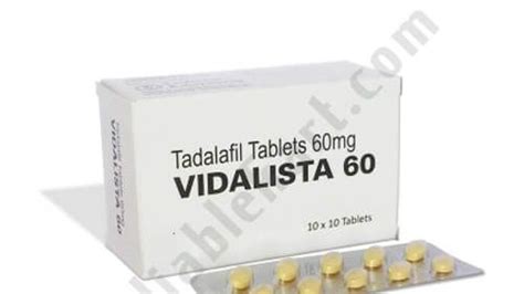 Vidalista 60 mg: Buy Tadalafil Tablets 6