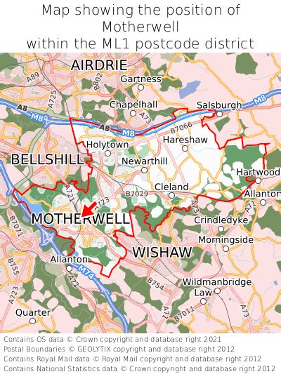 Where is Motherwell? Motherwell on a map