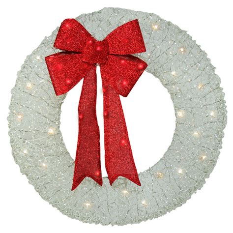 Northlight Pre-Lit Outdoor Christmas Wreath in 2020 | Outdoor christmas ...