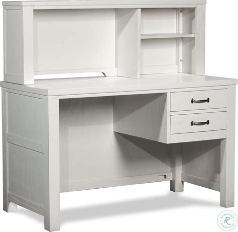 Highlands White Desk With Hutch | HomeGalleryStores.com | 12540NDH