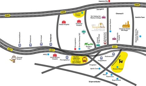 Download Location Map - - Proposed Railway Line From Guduvanchery To Sriperumbudur - Full Size ...