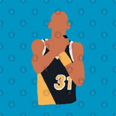 Reggie Miller Choke Sign - Reggie Miller - T-Shirt | TeePublic