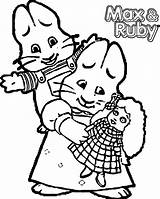 Max And Ruby Coloring Pages Louise sketch template