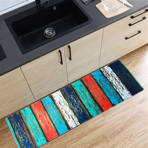 60*180cm Kitchen Floor Mat Non Slip Rugs Hallway Runner Door Mat ...