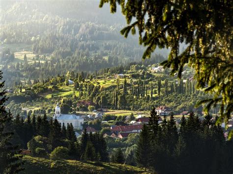 Transylvania Rural Landscape in the Mountains. Stock Image - Image of ...