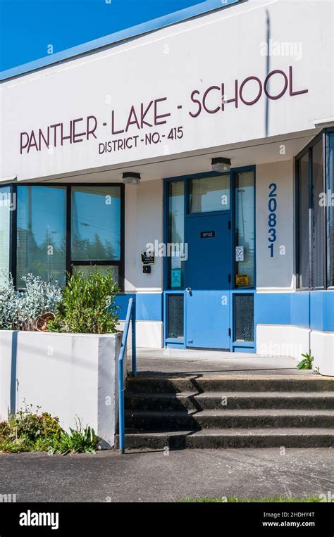 The old Panther Lake Elementary School, torn down in 2019, in Kent, Washington Stock Photo - Alamy