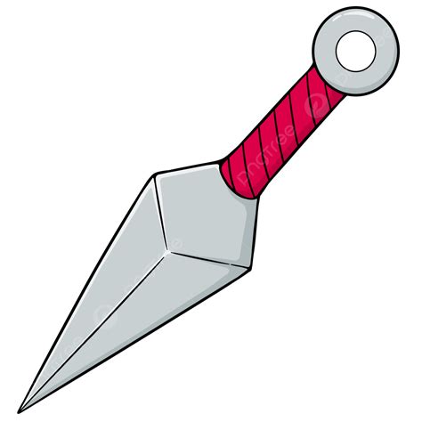 Ninja Kunai Cartoon, Kunai, Ninja Weapons, Kunai Cartoon PNG ...