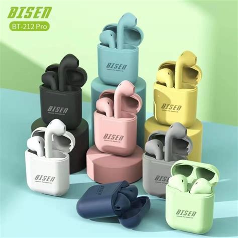 Bisen BT-212 pro inpods Bluetooth Earphone 5.3 HIFI Wireless Headphone ...