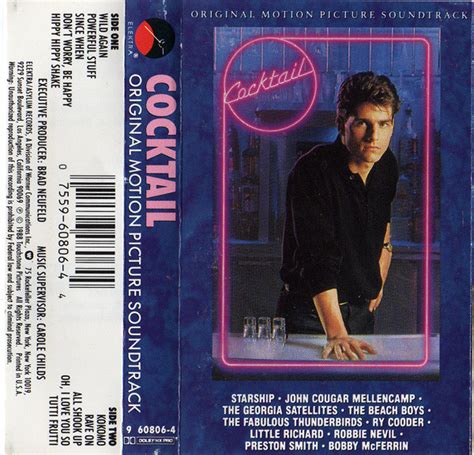 Cocktail (Original Motion Picture Soundtrack) (1988, SR, Cassette) | Discogs