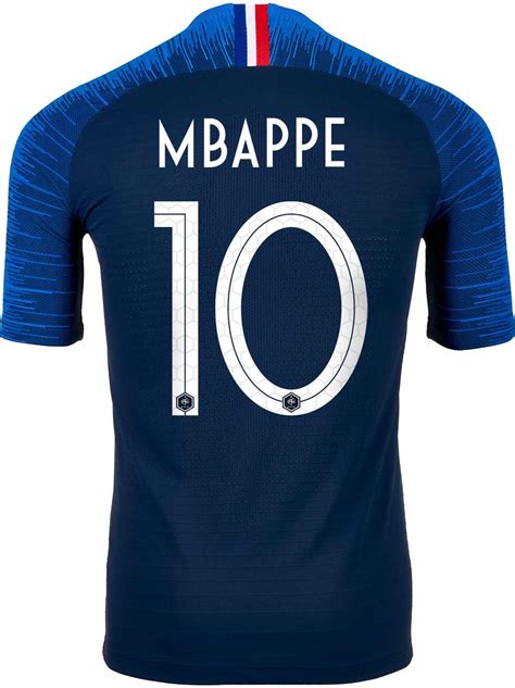 2018/19 Nike Kylian Mbappe France Home Match Jersey - SoccerPro | Kylian mbappé, France soccer ...