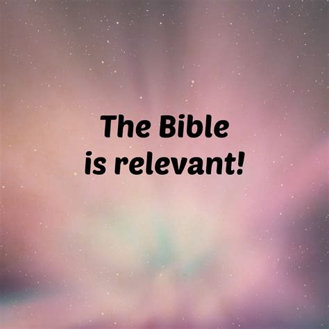 The Bible is Relevant | Christian Children's Authors