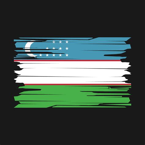 Uzbekistan Flag Brush Vector 21484190 Vector Art at Vecteezy