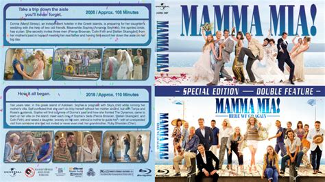 Mamma Mia Double Feature (2008-2018) R1 Custom Blu-Ray Cover - DVDcover.Com